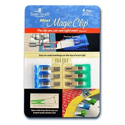 Image of Taylor Seville Originals Sewing Magic Clip, Stainless Steel, Multicolour, Extra Small