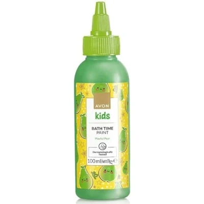 Image of Avon Kids Playful Pear Green Bathtime Paint 100ml
