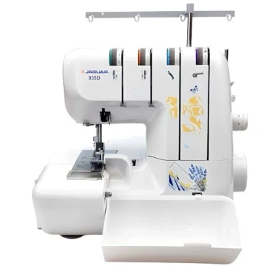 Image of JAGUAR Overlocker Serger Sewing Machine 935D, Includes Large Accessories Bundle