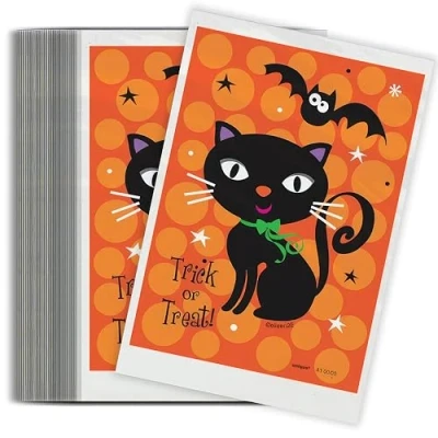 Image of Unique Party 44265 Spooky Boots Treat Bags, Pack of 50
