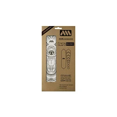 Image of All Mountain Style AMS High Impact Frame Guard Basic Protects your bike from scratches and dings, Clear/Wolf