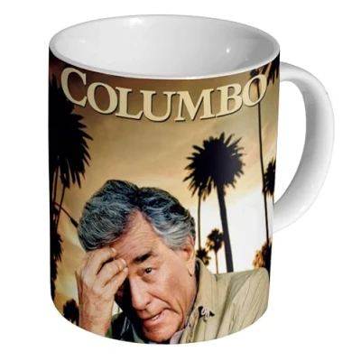 Image of Green Listing LTD Columbo Peter Falk Advertising PT Ceramic 11oz Tea Coffee Mug/Cup