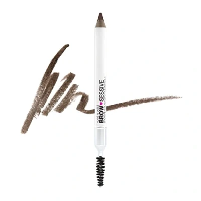Image of Wet n Wild, Brow Sessive Pencil, Dual Ended Eyebrow Pencil with Spoolie Brush for Thin and Thick Eyebrows, Natural Look Formula, Buildable Color Definition, Medium Brown