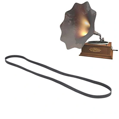 Image of Bnineteenteam Black Rubber Record Belt, Player Belt with Compatible Turntable, Phonograph Replacement Belt(1L11 270mm)