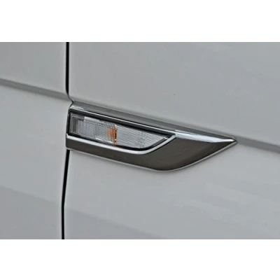 Image of Chrome Indicator Surround Trim Covers To Fit T6 Transporter (2016+)