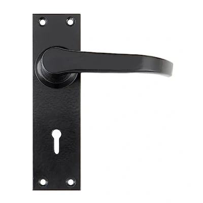 Image of From the Anvil Black Deluxe Lever Lock Set