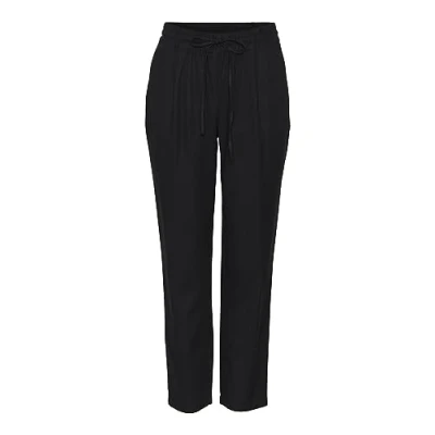 Image of VERO MODA Womens Linen Pants Black M