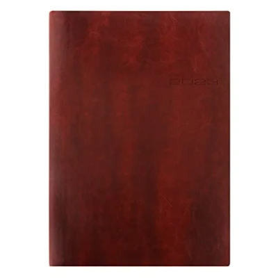 Image of Letts Lecassa A4 week to view 2023 diary brown