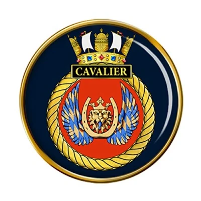Image of HMS Cavalier, Royal Navy Pin Badge
