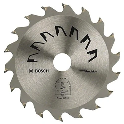 Image of Bosch 1x Circular Saw Blade Precison (for Wood, Ø 130 x 2.5/1.5 20/16 mm, 36 Teeth, ATB, with Reduction ring 16 Accessories for Saws)