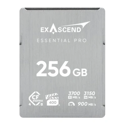 Image of Exascend Essential Pro 256GB CFexpress 4.0 Type B Memory Card 3150MB/s Write Speed 3750MB/s Read Speed, VPG400 Certified Flawless 8K &amp; 12K Video Capture at 120fps