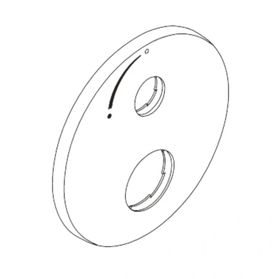 Image of Hansgrohe escutcheon chrome (95804000)