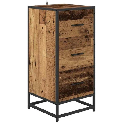 Image of vidaXL Sideboard Old wood 35.5 x 35 76 cm Engineered