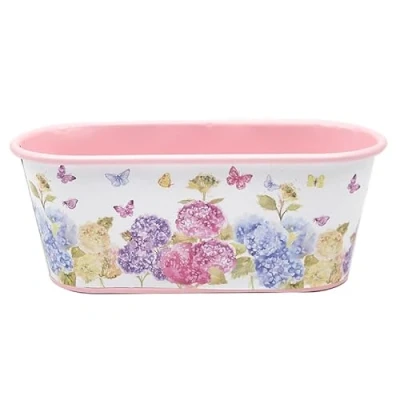 Image of The Leonardo Collection, Metal, Butterfly Blossom Planter S, Small