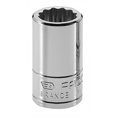 Image of FACOM 1/4 inch Socket Wrench, 12 Point, 3/16, 1 Piece, R.3/16E