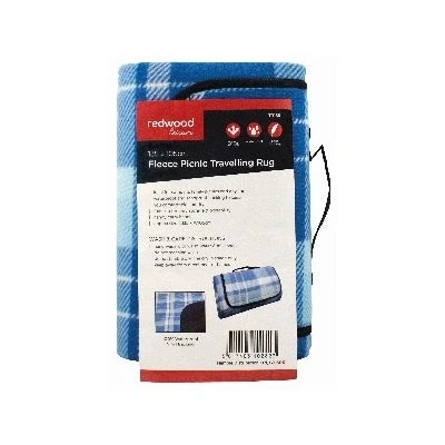 Image of Redwood Fleece Picnic Travelling Rug 135 X105Cm