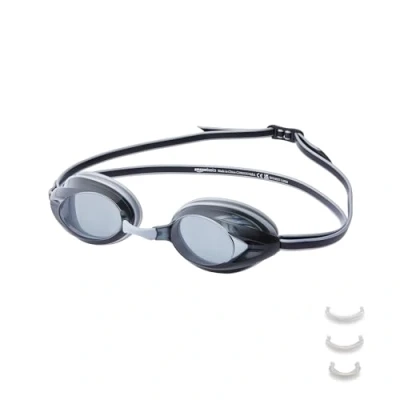 Image of Amazon Basics Unisex Adult Swimming Goggles, One Size, Silver