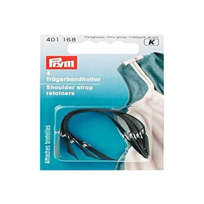 Image of PRYM Consumer Shoulder Strap Retainers, Black, One Size