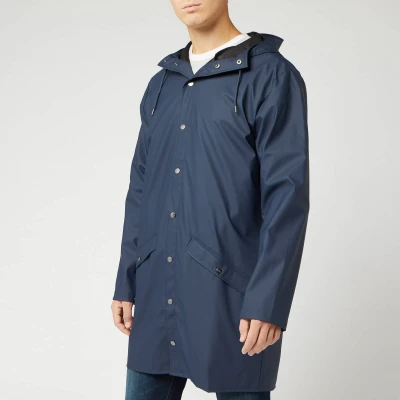 Image of RAINS Matte Shell Long Jacket S
