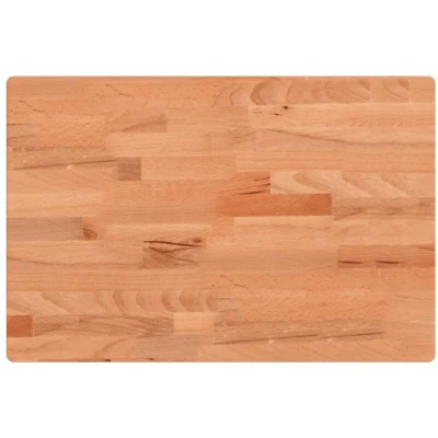 Image of vidaXL Bathroom Countertop 80x40x4 cm Solid Wood Beech
