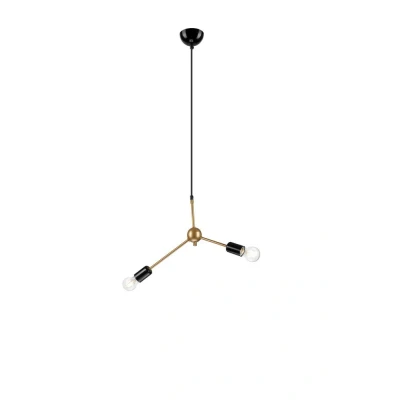 Image of Alessia Multi Arm Pendant Ceiling Light Gold, 2x E27