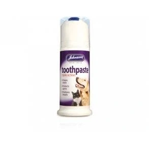 Image of Johnsons Triple Action Toothpaste for Cats &amp; Dogs 50g Bulk Deal of 6x