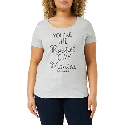 Image of cotton division Women&#039;s Wofrients070 T Shirt, Melange Grey, XL