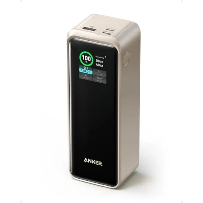 Image of Anker Prime 27,650mAh Power Bank (250W), 3 Port Portable Charger, Smart App, Compatible with iPhone 16/15/14/13 Series, Samsung, Dell, AirPods, and More (Charging Base Not Included)