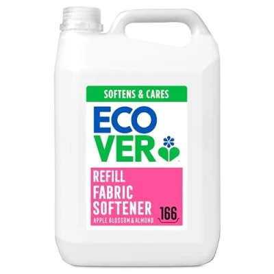 Image of Ecover Fabric Softener Refill Apple Blossom &amp; Almond, 166 Wash,5 litres