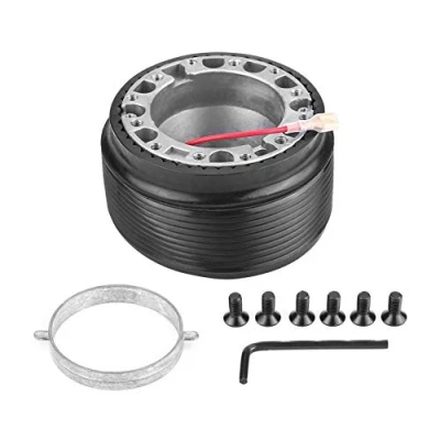 Image of Aramox Steering Wheel Adapter, 6 Bolt Hole Racing Hub Adapter for 323 MIATA MX3 MX5 MX6