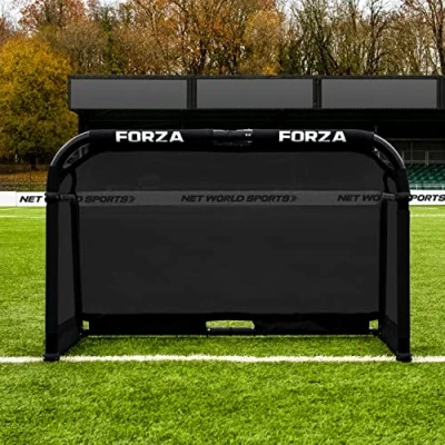 Image of FORZA Replacement POD Goal Nets [3x Sizes, 9x Colours] Football (Black Net, 6 x 4)