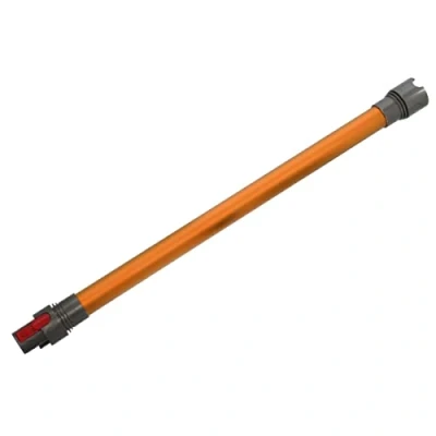 Image of Paxanpax PFC1268 Dyson Orange Yellow &#039;Quick Release&#039; Type Wand Extension Rod Tube Fits V7, V8, V10, V11, SV7, SV8, SV10, SV11, SV12, SV14, Plastic