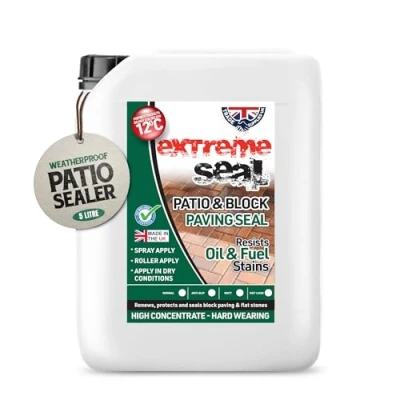 Image of Trade Supplies UK Extreme Seal Patio &amp; Block Paving Sealer High Durability Concenterate Wet Look 5 litre