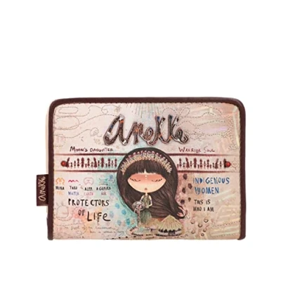 Image of Anekke Women&#039;s Billetero Mediano RFID Hard Wallet, Multicoloured, ESTÁNDAR
