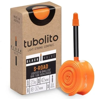 Image of Tubolito S Tubo Road 700x18 32mm 42mm Presta Black Valve