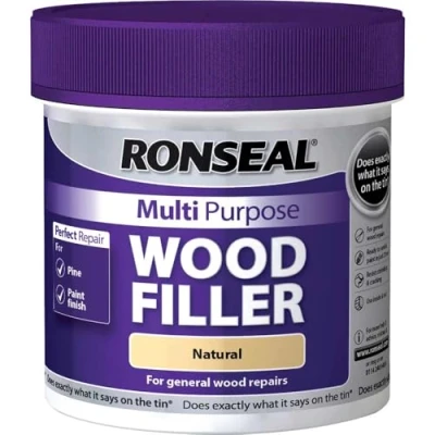 Image of Ronseal MPWFN465 465 g Multi Purpose Wood Filler Tub Natural