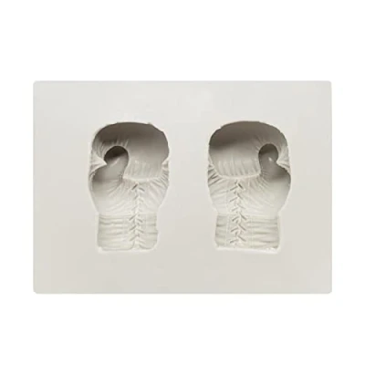 Image of xbiez Chocolate Candy Sugar Craft Exquisite Boxing Gloves Gum Paste Mold Cake Decorating Tools Art Silicone Soap Kitchen