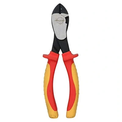 Image of 7&quot; VDE Electrician Electrical Diagonal Side Wire Cutting Cutter Cut Snips Pliers