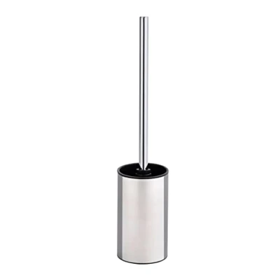 Image of WENKO Detroit Toilet Brush Stainless Steel, 8.9 x 41.5 cm, Satinized, Silver