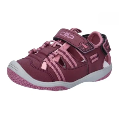 Image of CMP BABY Naboo Unisex Walking sandals for kids, Size: 23, Plum shoes