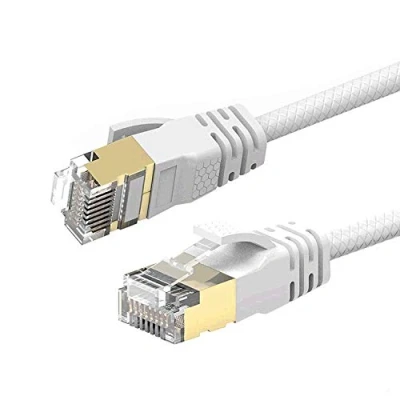 Image of Reulin 5M Cat 7A Ultra Slim Gigabit Ethernet Network Lan Cable Speed Up to 40Gbs 1000MHz Compatible With Cat5 Cat6 Cat7 Cat7A+ Switch Router Modem For High Networks