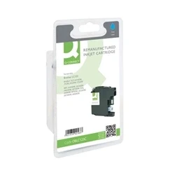 Image of Q Connect Brother LC123 Remanufactured Inkjet Cartridge Cyan