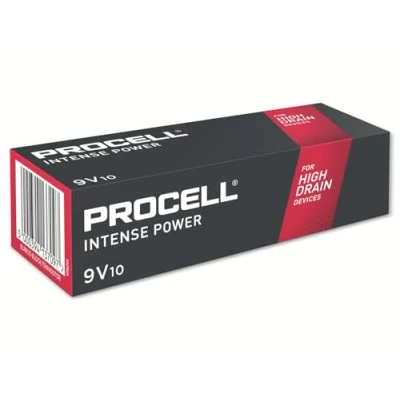 Image of Duracell Procell Intense 9V Battery (Pack of 10)