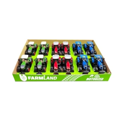 Image of Bburago BB FARMLAND Tractor Incredibly Detailed Die Cast Replica Collectible Model Vehicle