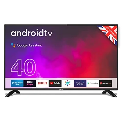 Image of Cello Y22ZG0204 Made in UK 40 inch 1080p Full HD Smart Android TV with Freeview Play Google Assistant Chromecast Disney+ Netflix Apple TV+ Prime Video BBC iPlayer