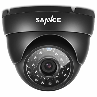 Image of SANNCE 1080P Security CCTV Dome Camera AHD/TVI/CVI/CVBS 4 in 1 for Analog Surveillance System 2MP, 100 FT Super Night Vision, 3.6 MM Lens Weatherproof IP66 Casing, NO Adapter