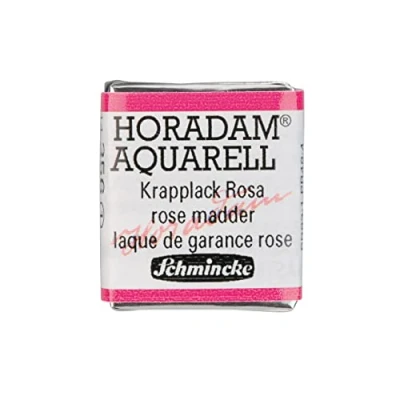 Image of Schmincke HORADAM® AQUARELL Finest Artists&#039; watercolours, 356 Rose Madder, 14 044, 1/2 pan