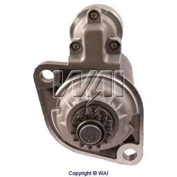 Image of 65262016002, 65262019002 Starter motor WAI 30301N 12V 1,7kW 13 VOLKSWAGEN: Transporter 5, Caddy 3, Passat B6 Variant, SEAT: Leon III Hatchback
