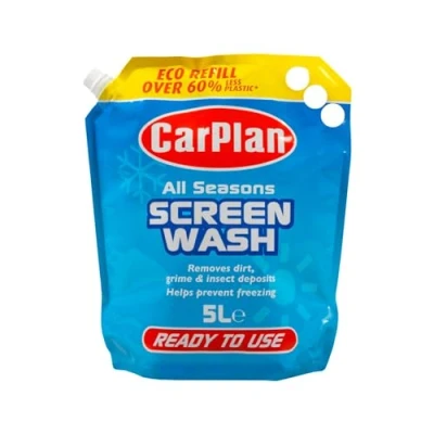 Image of CarPlan All Seasons Pre Mix Car Screenwash (5L Pouch)