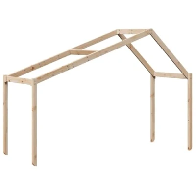 Image of vidaXL Kids&#039; Bed Roof 213x85.5x144.5 cm Solid Wood Pine